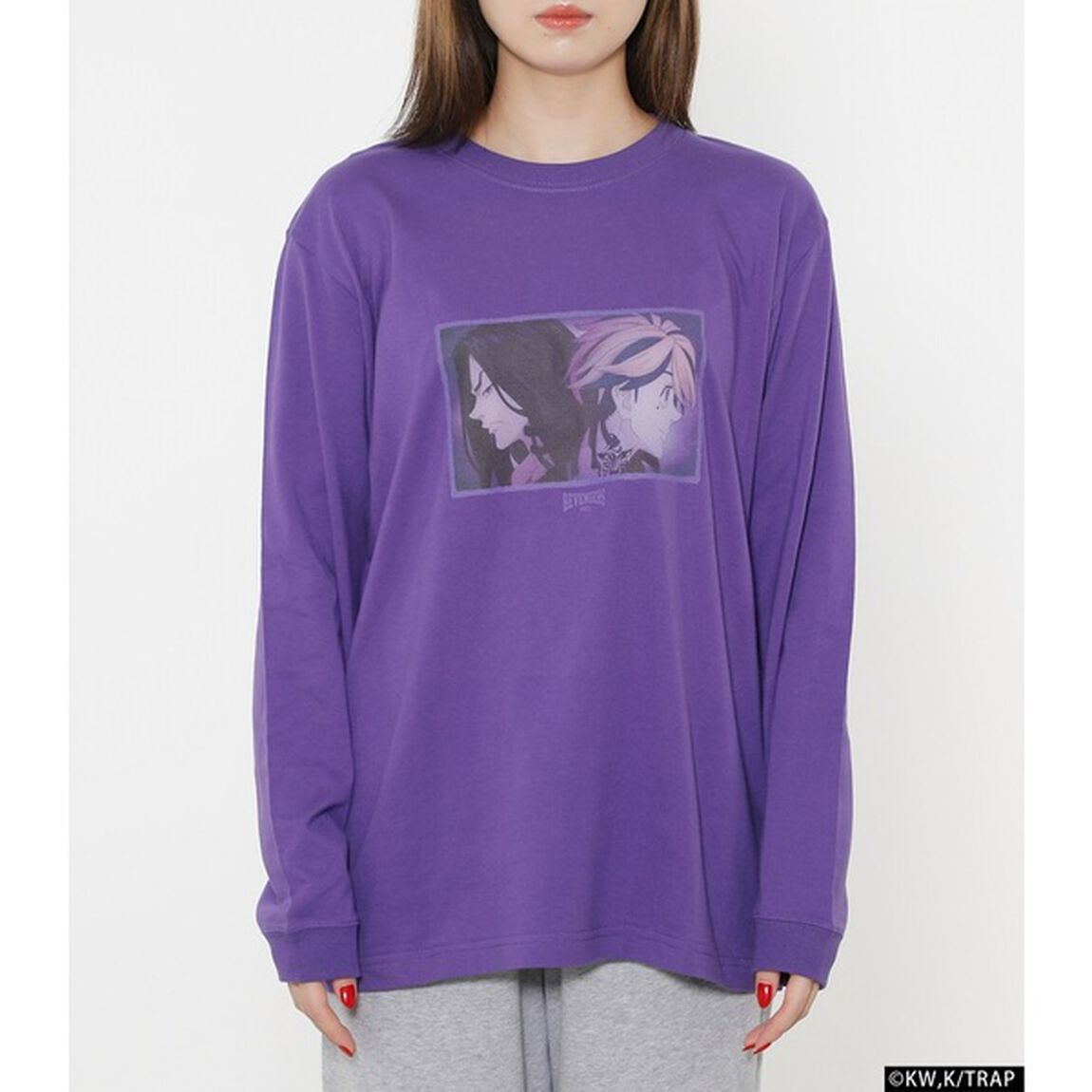 SCENE PHOTO L/S TEE　PUR L