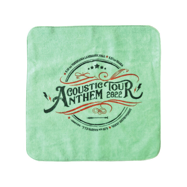 【ANTHEM】ACOUSTIC ANTHEM &rdquo;Tour 2022&rdquo; ハンドタオル（オパールグリーン）
