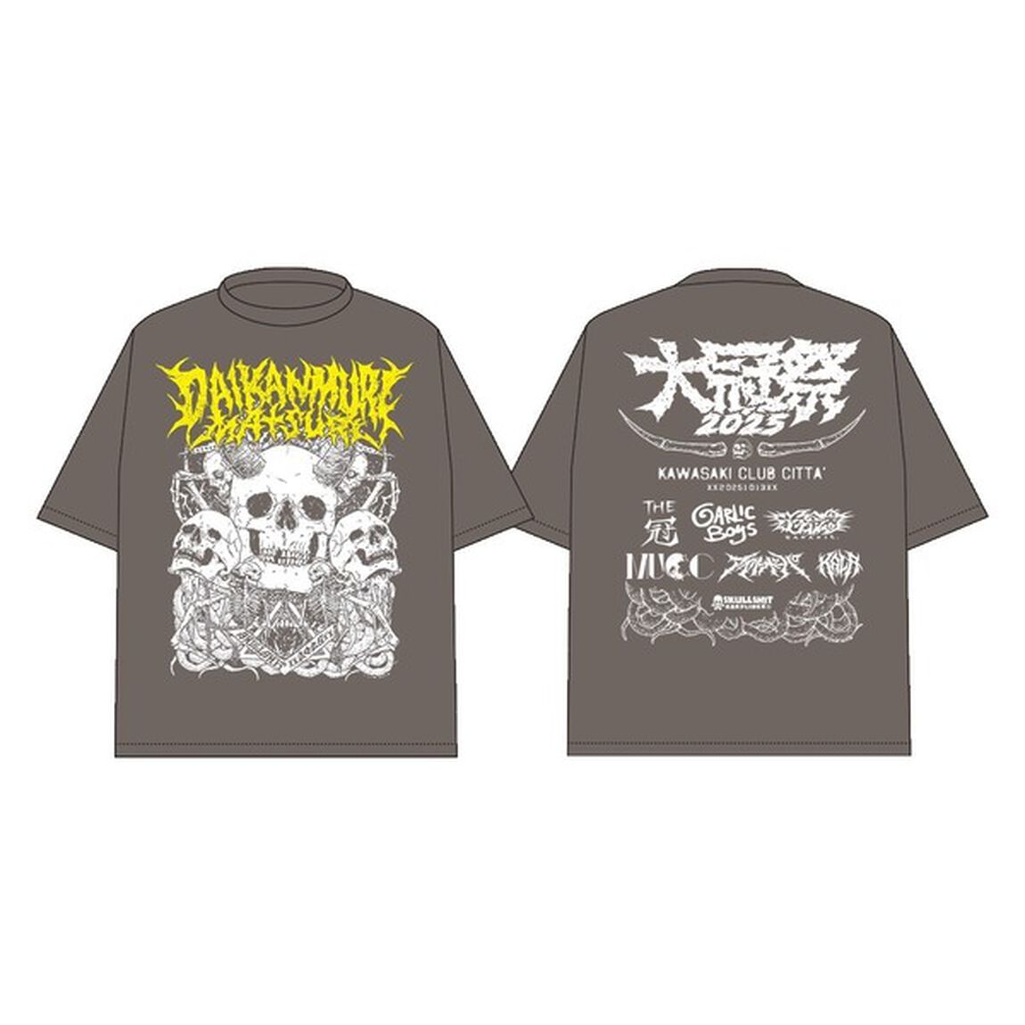 【THE冠】大冠祭2025　オフィシャルTシャツ チャコールグレー（Lサイズ）