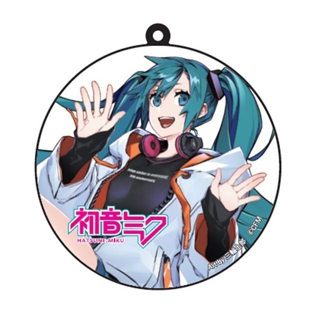 セブンプレミアム&times;初音ミク15周年記念コラボイラスト　ラバーキーコースター