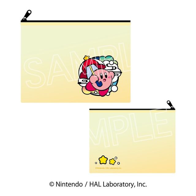 星のカービィ 切り絵シリーズ　ポーチ　Bパラソル（2026年1月下旬以降発売予定）