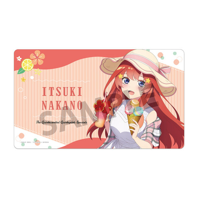 五等分の花嫁∽ 描き下ろしラバーマット 中野五月 バカンス ver.（2024年3月以降発売予定）