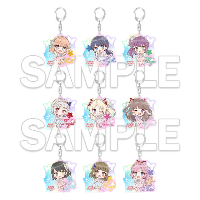 『ラブライブ！蓮ノ空女学院スクールアイドルクラブ』トレーディングミニキャラオーロラアクリルキーホルダー Ver.AURORA FLOWER【単品】（2025年9月以降発売予定）