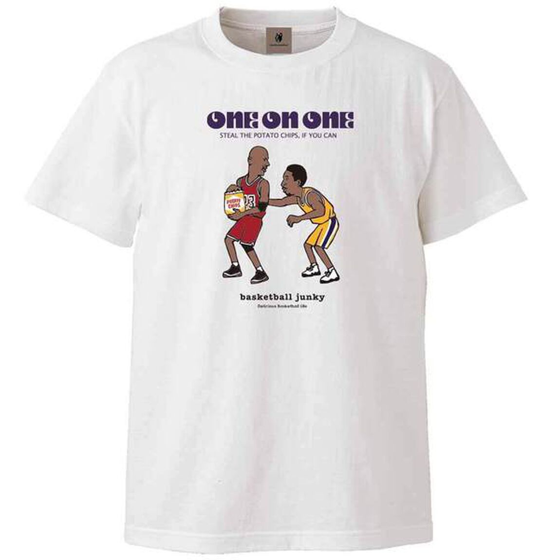 【basketball junky】One on One? 半袖TEE WHT L＜連盟会員限定 学割対象商品＞