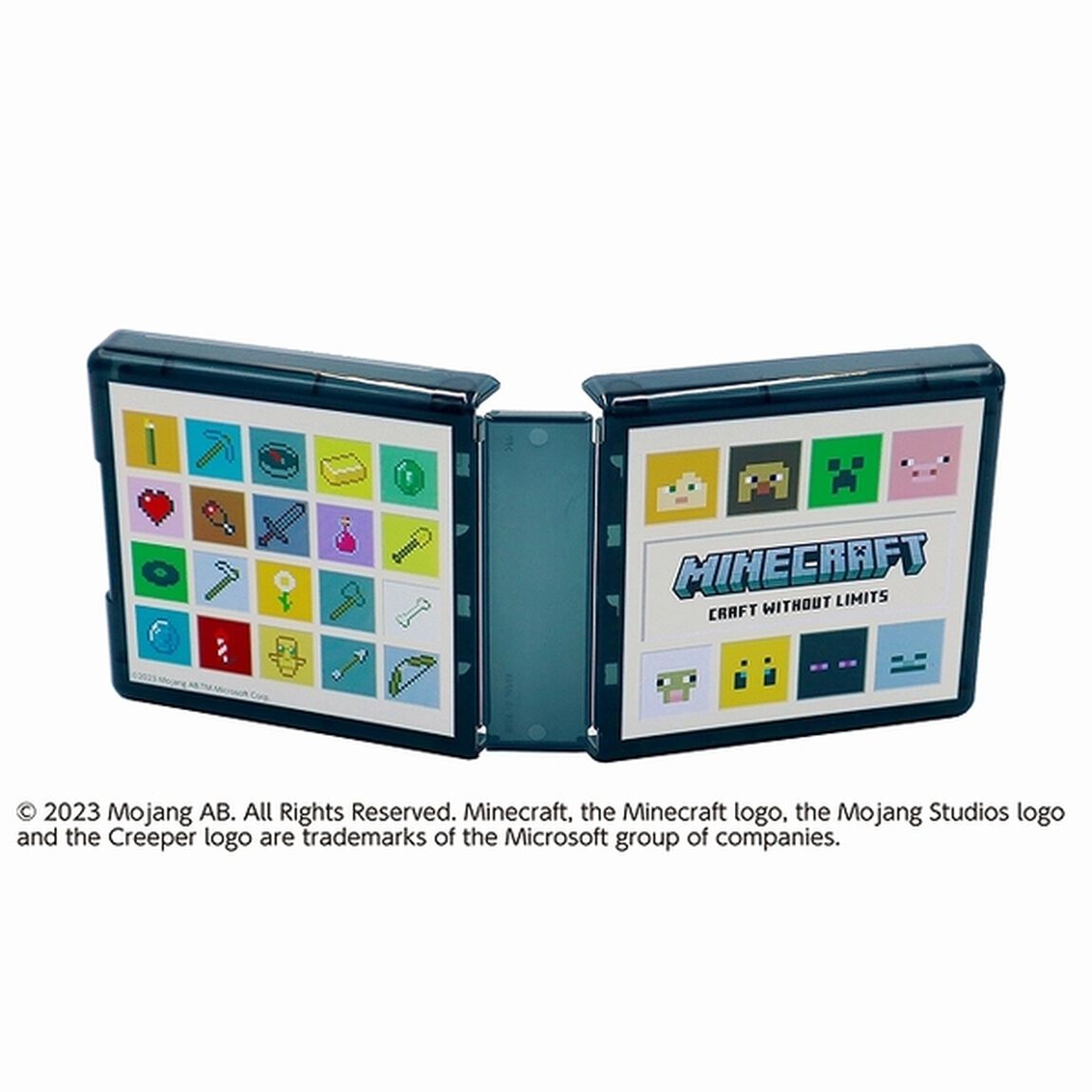 Nintendo Switch専用カードケース カードポケット24 マインクラフト アイコンライン