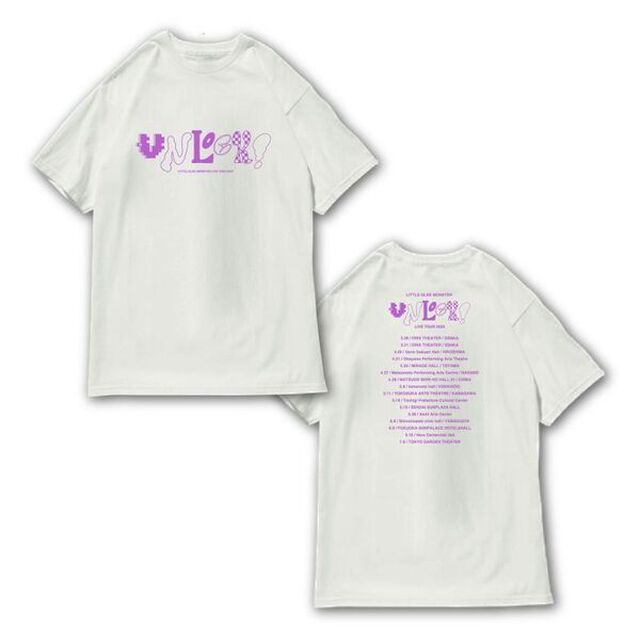 Little Glee Monster／UNLOCK!ツアーTシャツ／ホワイト／S
