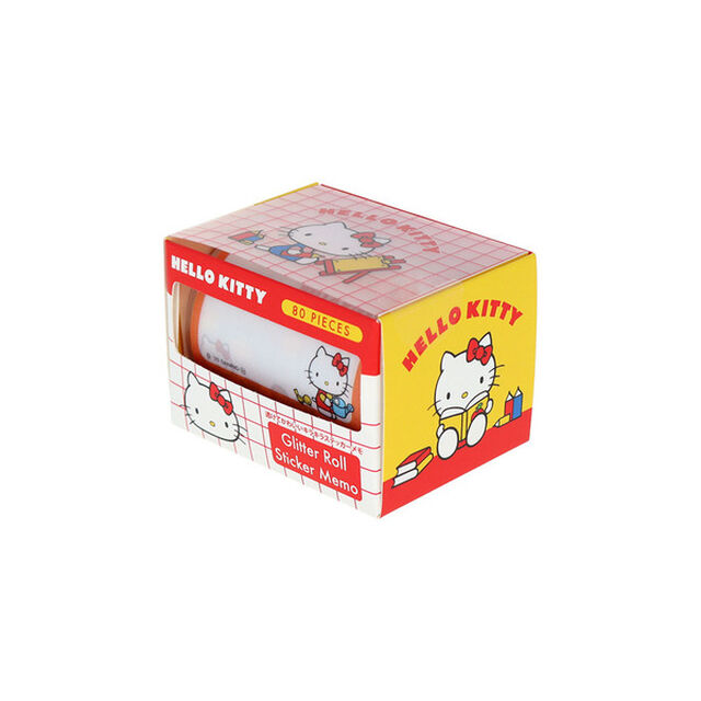 グリッターロール付箋　Petit Collection Sanrio Characters　ハローキティ（2025年10月以降発売予定）