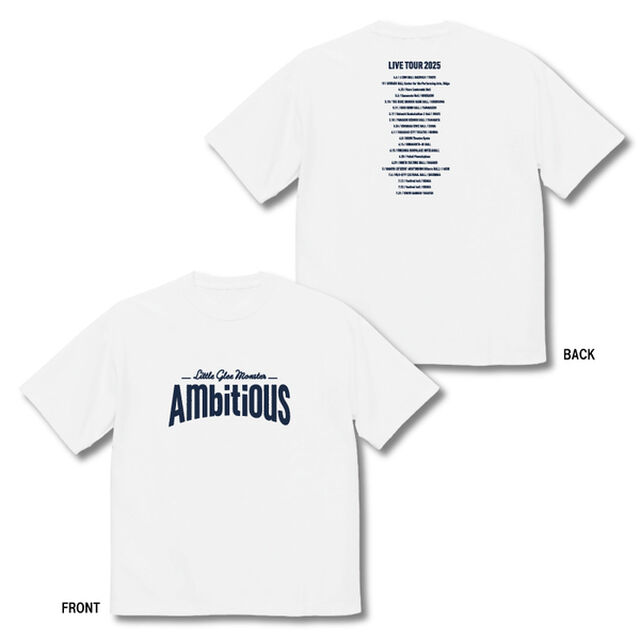 Little Glee Monster／Ambitious ツアーTシャツ／ホワイト／S