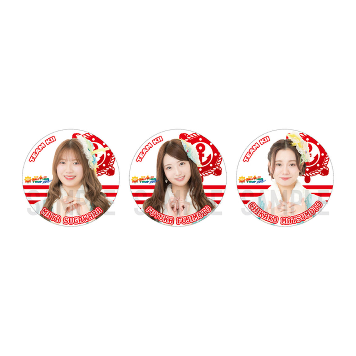 【SKE48】【チームKＩＩ】SKE48 SUMMER Tour 2025缶バッジ（ランダム全12種）