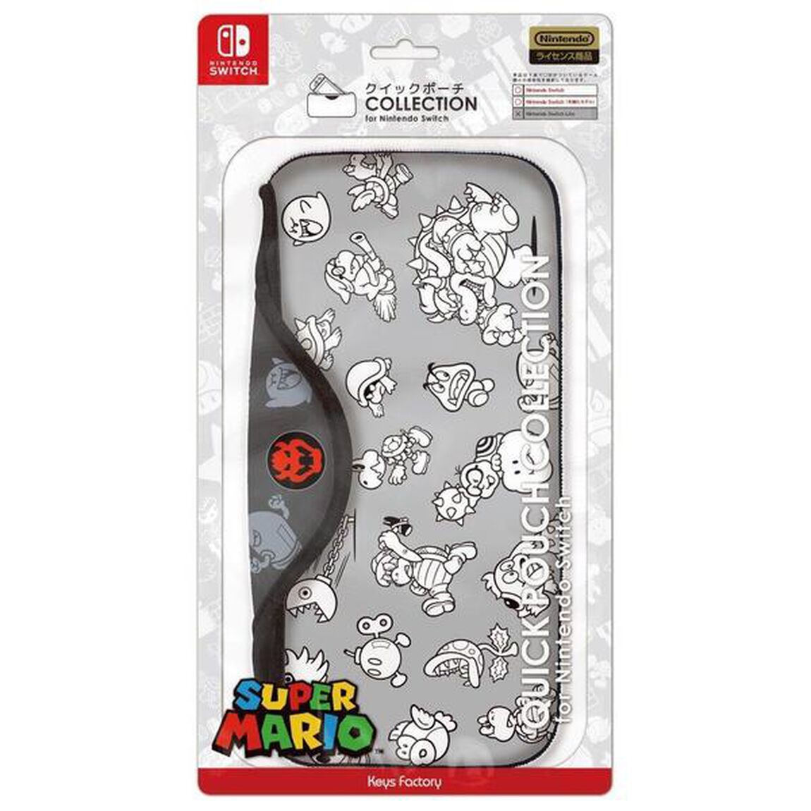 Nintendo Switch クイックポーチ COLLECTION for Nintendo Switch(スーパーマリオ)Type-B