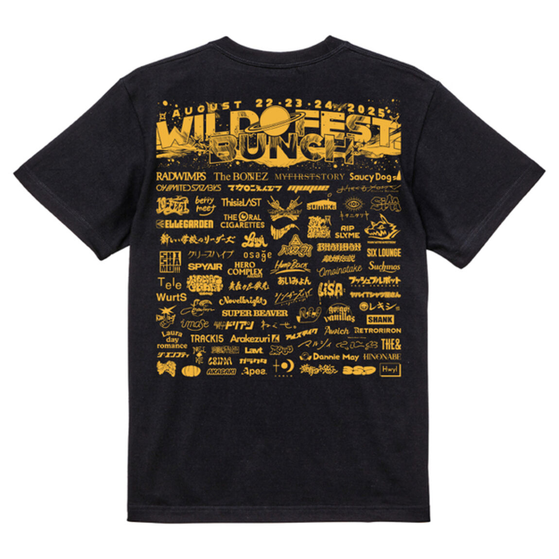 WILD BUNCH FEST. 2025 FUSION TEE ブラック Sサイズ