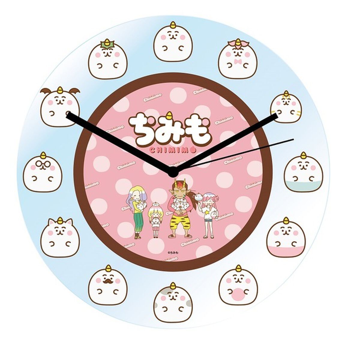 ちみも　アクリル時計