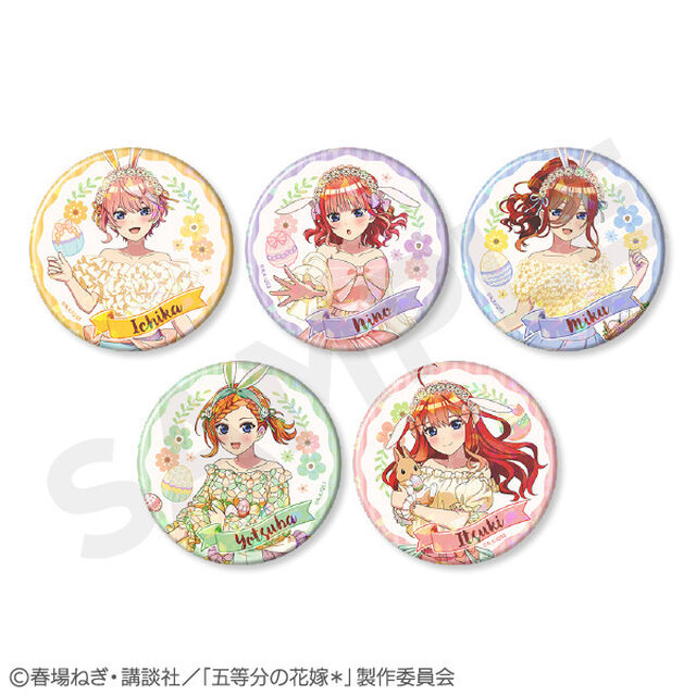 「五等分の花嫁＊」トレーディングホログラム75mm缶バッジ BOX【BOX】