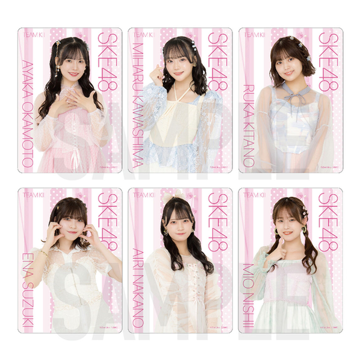 【SKE48】SKE48 32nd SG「愛のホログラム」チーム別クリアトレーディングカード（ランダム全14種+特別仕様14種）【チームKＩＩ】