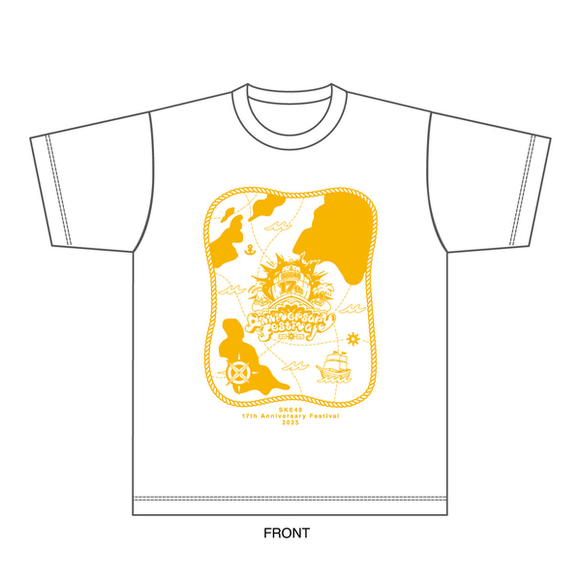 【SKE48】SKE48 17th Anniversary Festival 2025 Tシャツ（WHITE-L）