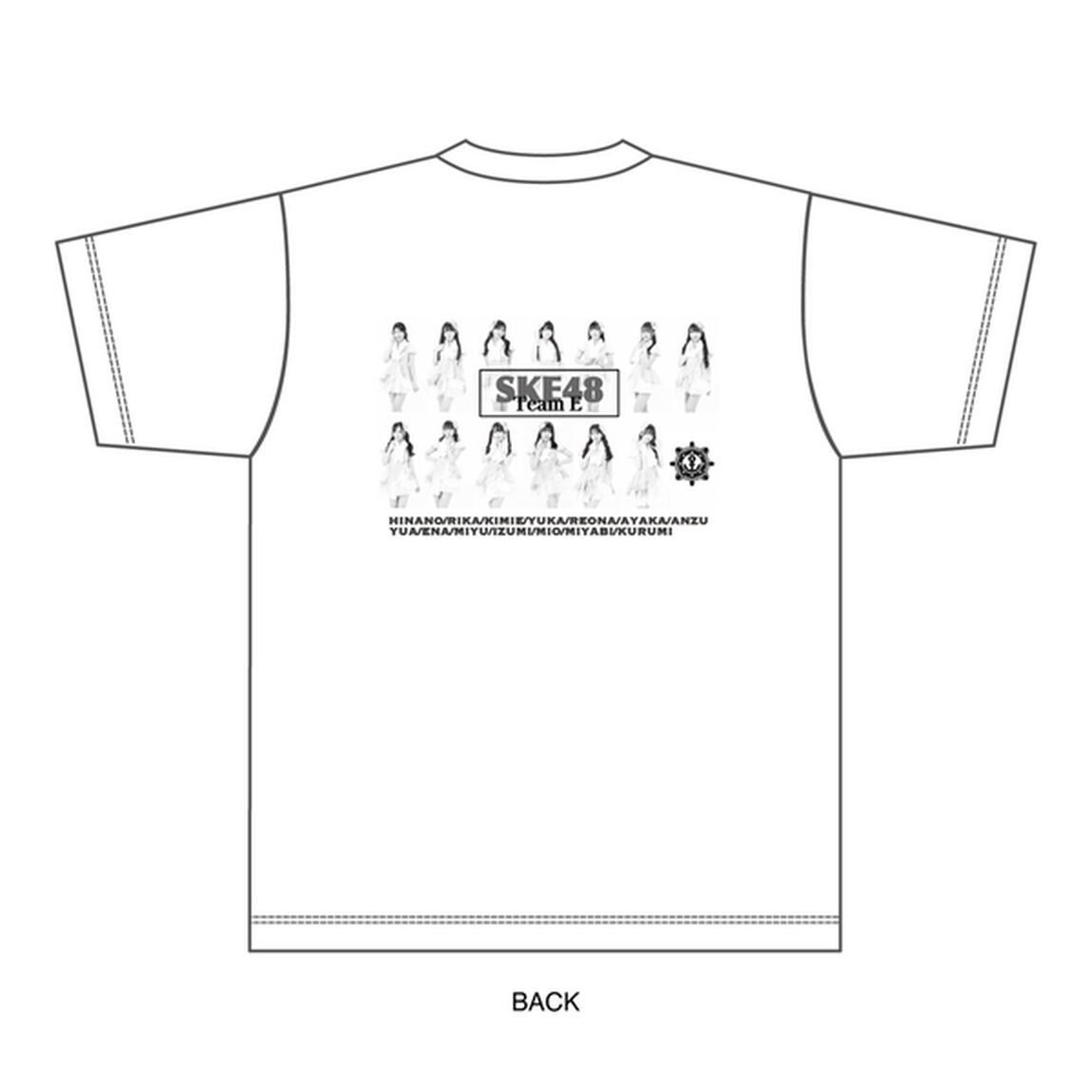 【SKE48】【チームE】SKE48 SUMMER Tour 2025チーム別Tシャツ（L）