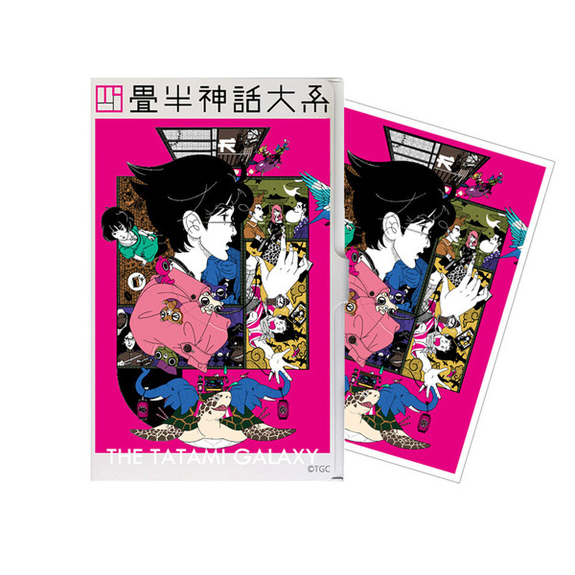 四畳半神話大系 カードケース　ステッカー付(DVD＆BD第四巻ビジュアル)