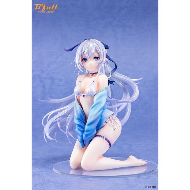 米白粕氏オリジナルイラスト「あくあちゃん」1/7スケール 塗装済み完成品(2021年8月発売)