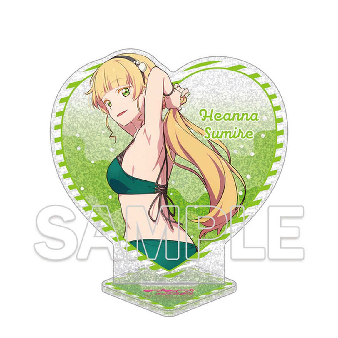 『ラブライブ！スーパースター!!』ハート型ラメ入りアクリルスタンド 平安名すみれ（2026年3月以降発売予定）