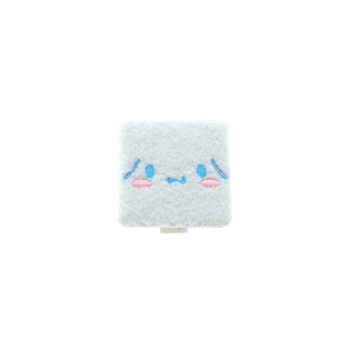 もこもこクリップ付メモ　Petit Collection Sanrio Characters　シナモロール（2025年10月以降発売予定）