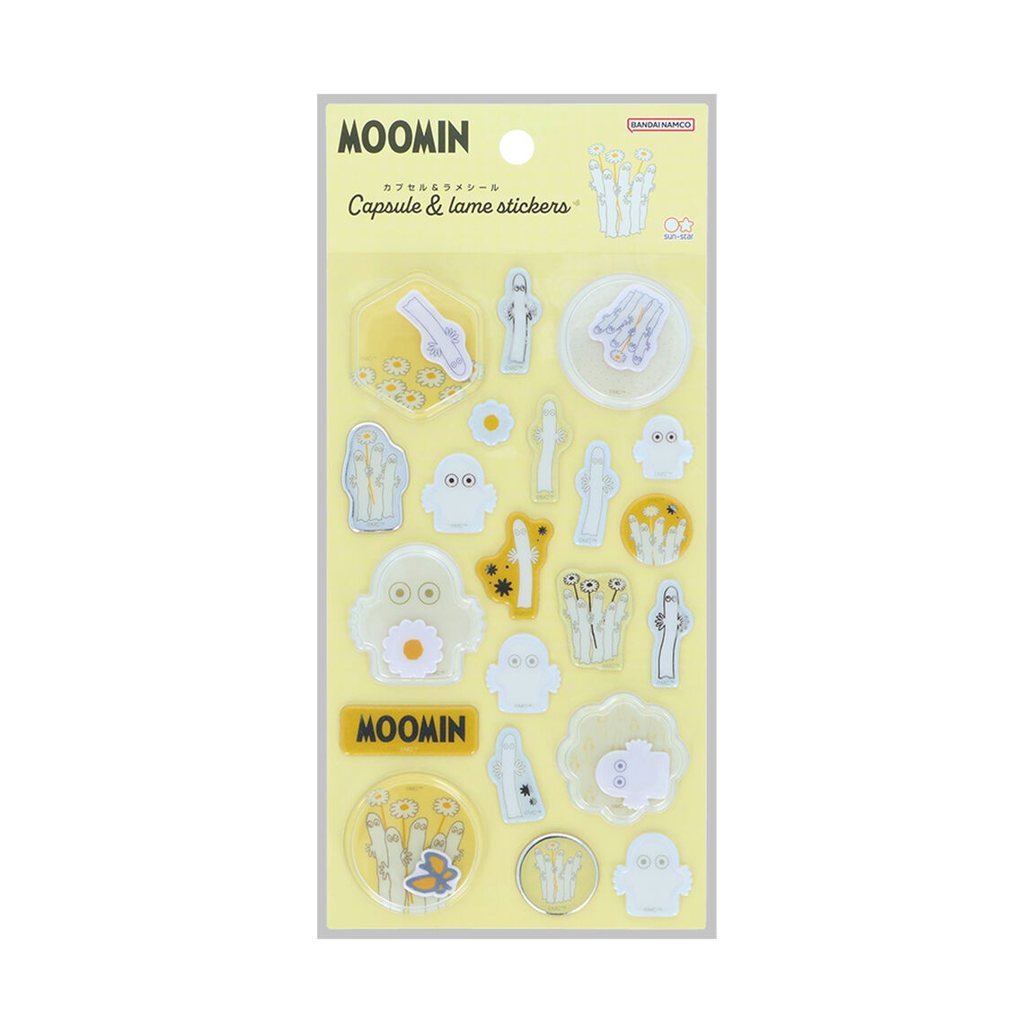 カプセル＆ラメシール　MOOMIN　ニョロニョロ　Ｙ/ＢＷ