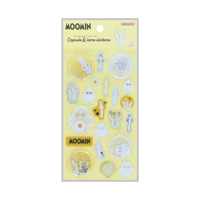カプセル＆ラメシール　MOOMIN　ニョロニョロ　Ｙ/ＢＷ