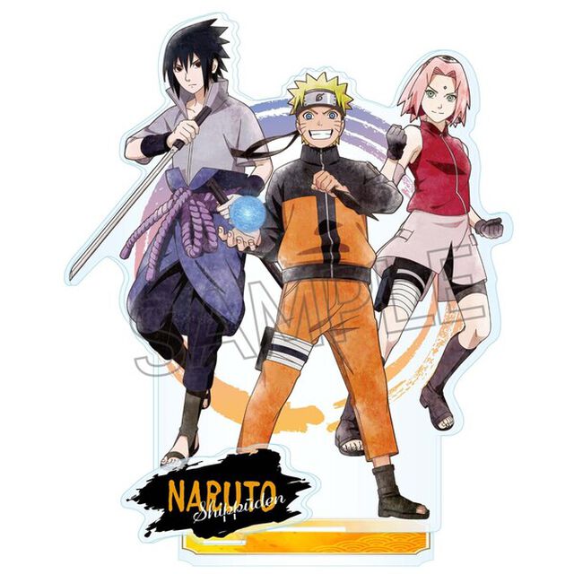 NARUTO -ナルト- 疾風伝 アクリルスタンド（L)　-忍の軌跡-　ナルト&サスケ&サクラ（2024年3月下旬以降発売予定）