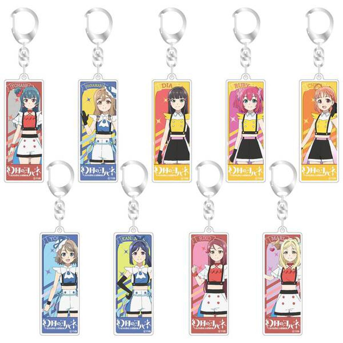 「幻日のヨハネ」　トレーディングスティックアクリルキーホルダー (全9種)（2023年11月以降発売予定）