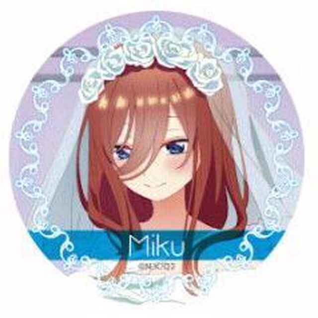 五等分の花嫁∬/描き下ろし缶バッジ(ドレス)中野三玖（2026年5月以降発売予定）