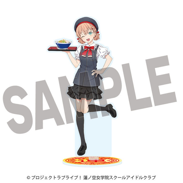 ラブライブ！蓮ノ空女学院スクールアイドルクラブ&times;8番らーめんコラボ BIGアクリルスタンド 日野下 花帆