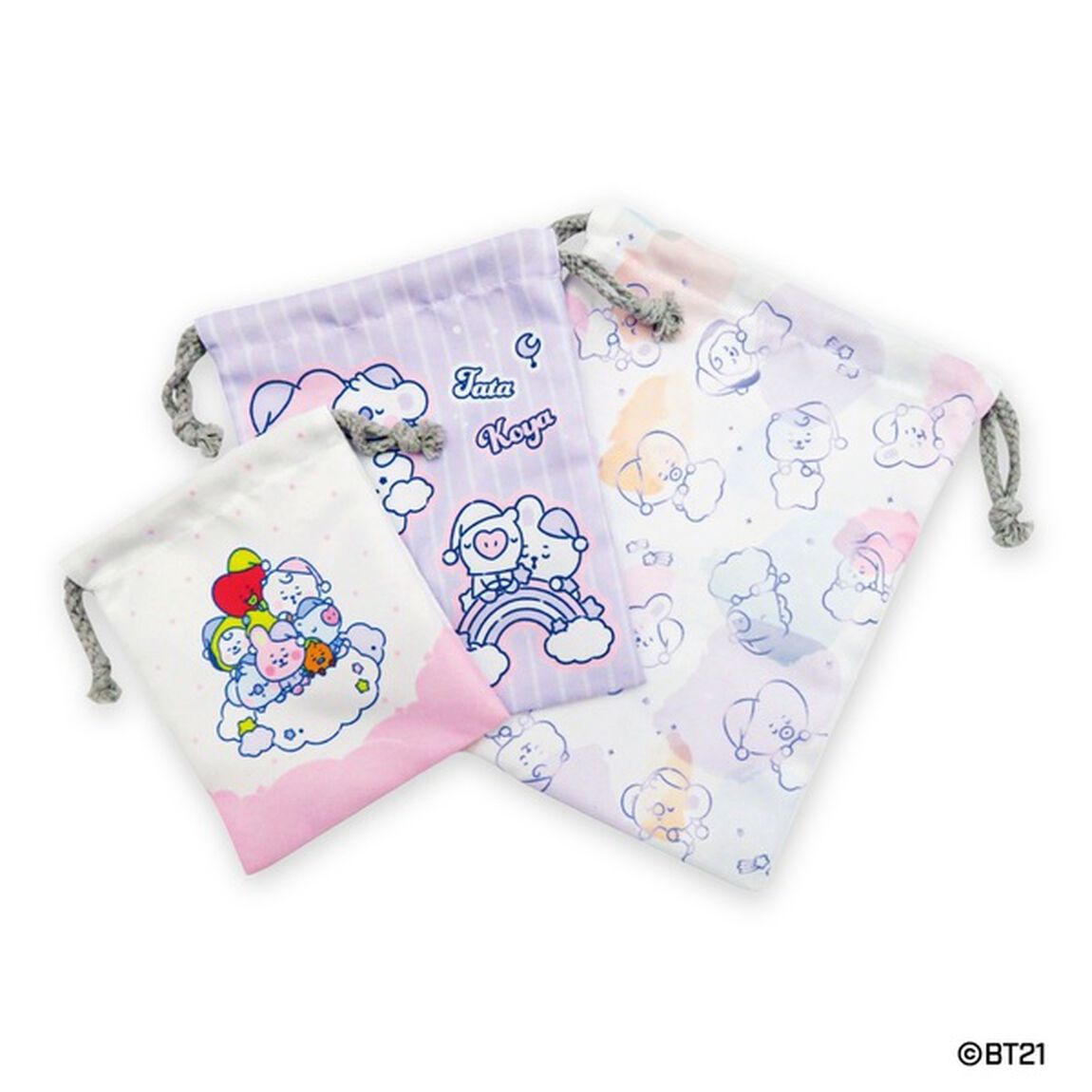 3P巾着　A Dream of Baby BT21