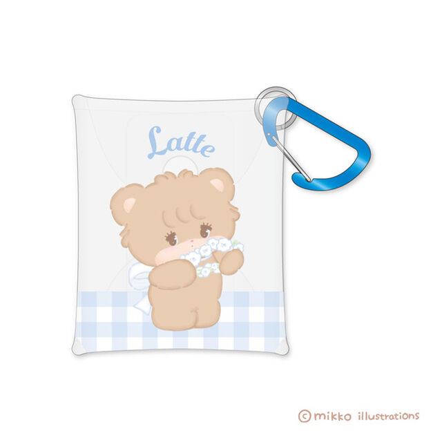 クリアマルチケースＳＳ　ラテ　mikko illustrations