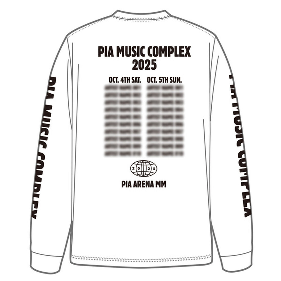 PIA FES 2025 ロングＴシャツ 白 S