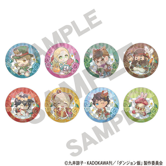 ダンジョン飯　トレーディングホログラム缶バッジ　童話　ミニキャラ【単品】（2026年6月以降発売予定）