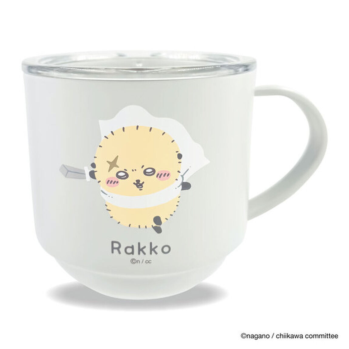 スタッキング蓋つきステンレスマグ　ラッコ