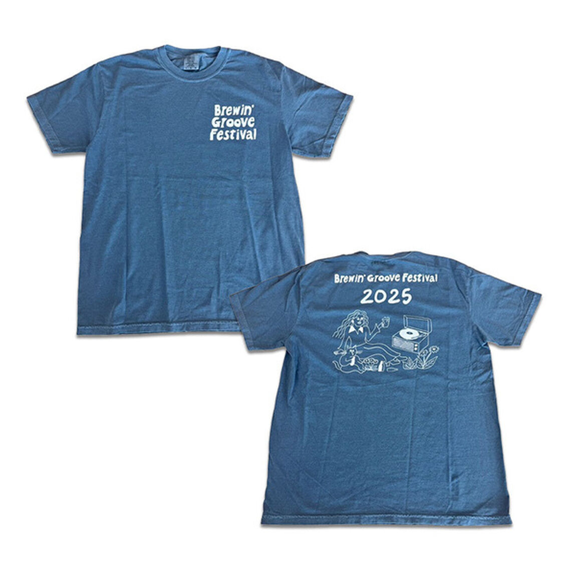 Brewin&rsquo; Groove Festival オフィシャルTシャツ ブルー XLサイズ