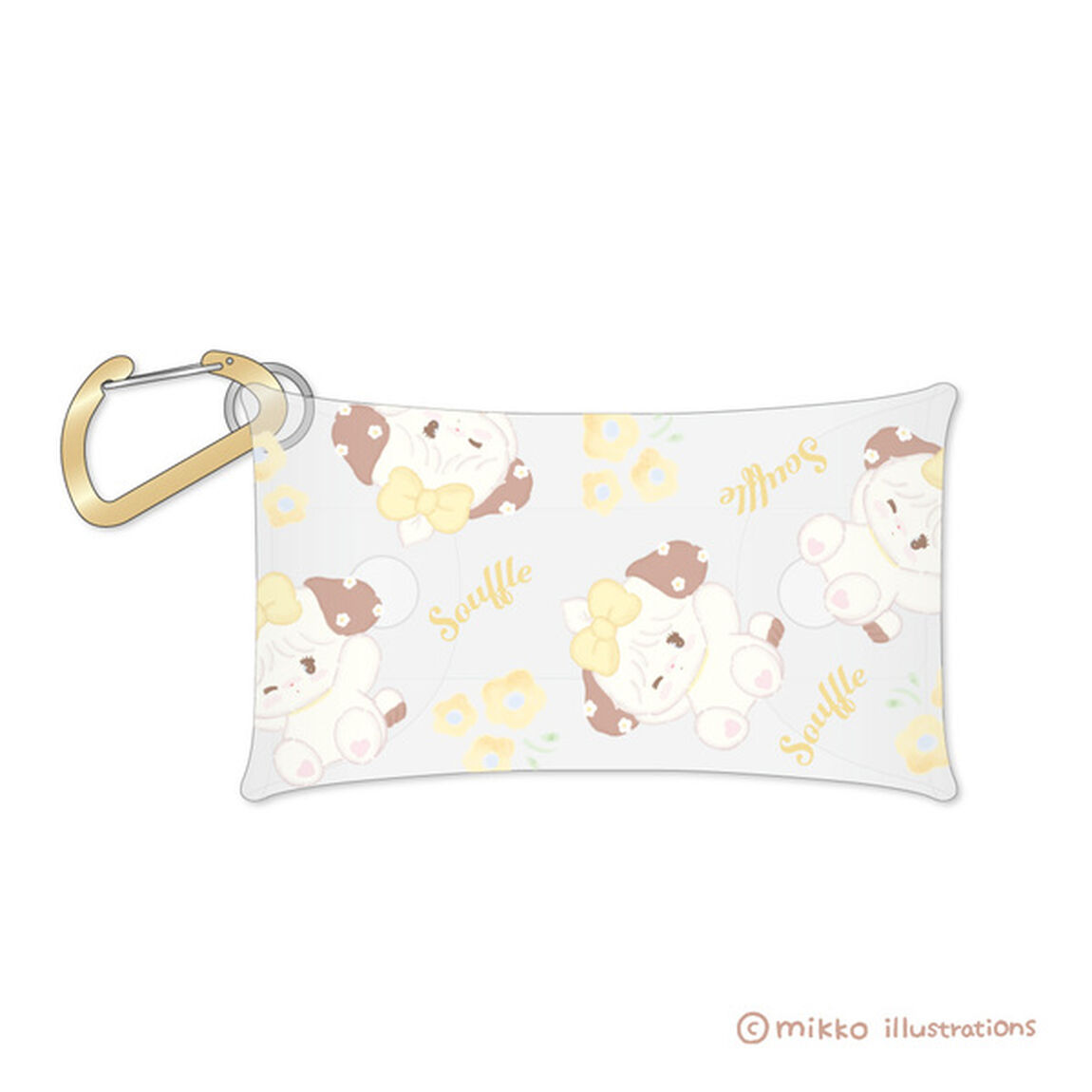 クリアマルチケースＳ　スフレ　mikko illustrations