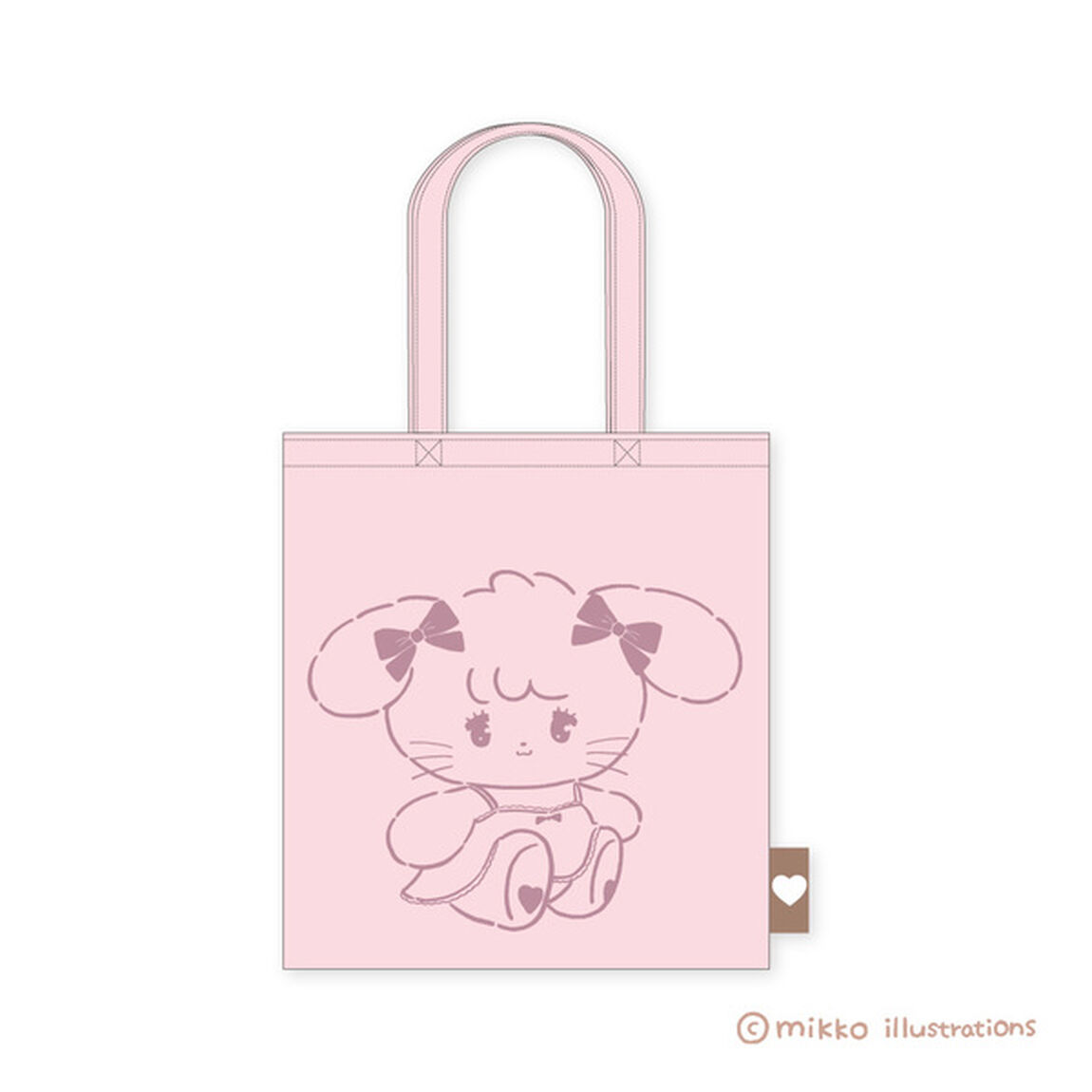 ミニトート　キャミ―　mikko illustrations