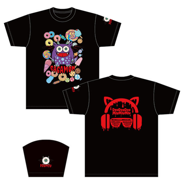 【DooDooDooMiuMiuMiu】GAGAMON Tシャツ BLACK  Mサイズ