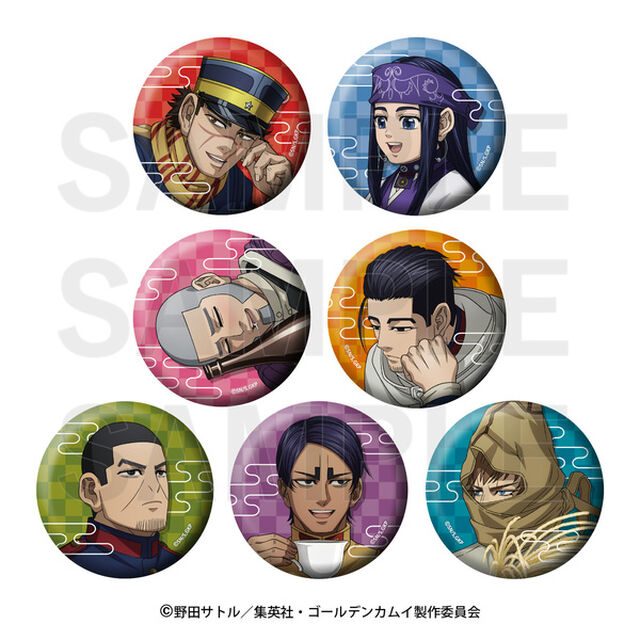 TVアニメ『ゴールデンカムイ』&times;E-DINER　トレーディングメタリック缶バッジ【BOX】（2026年4月以降発売予定）