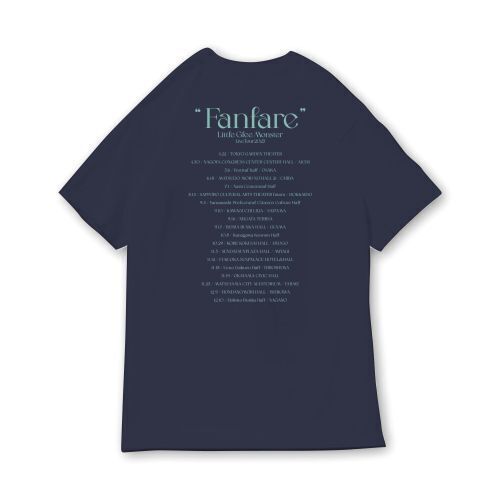 Little Glee Monster/Fanfare ツアーTシャツ/ネイビー/S - 通販