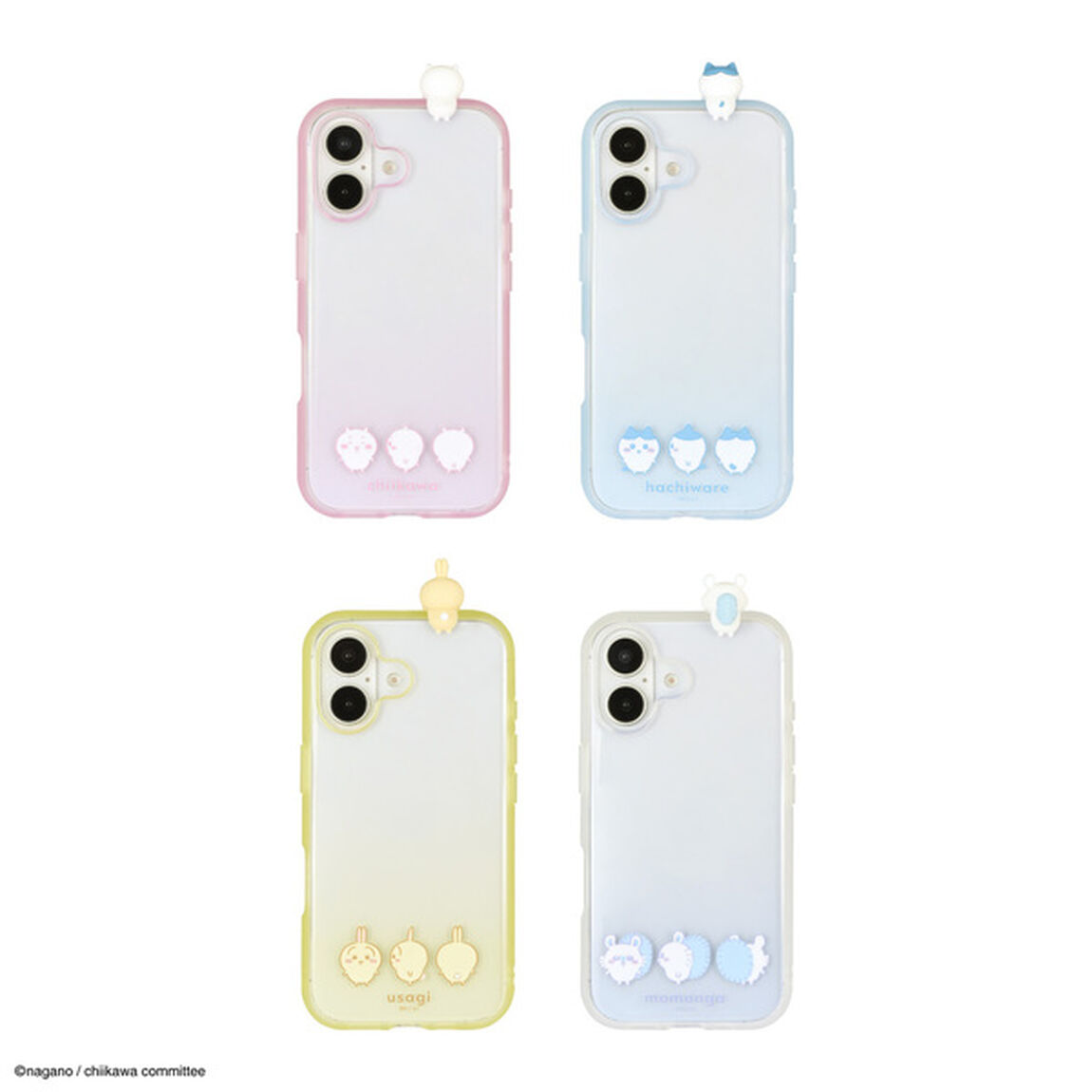 ちいかわ　フレームIIIIfit Clear iPhone16対応ケース　ハチワレ（2025年4月下旬以降発売予定）