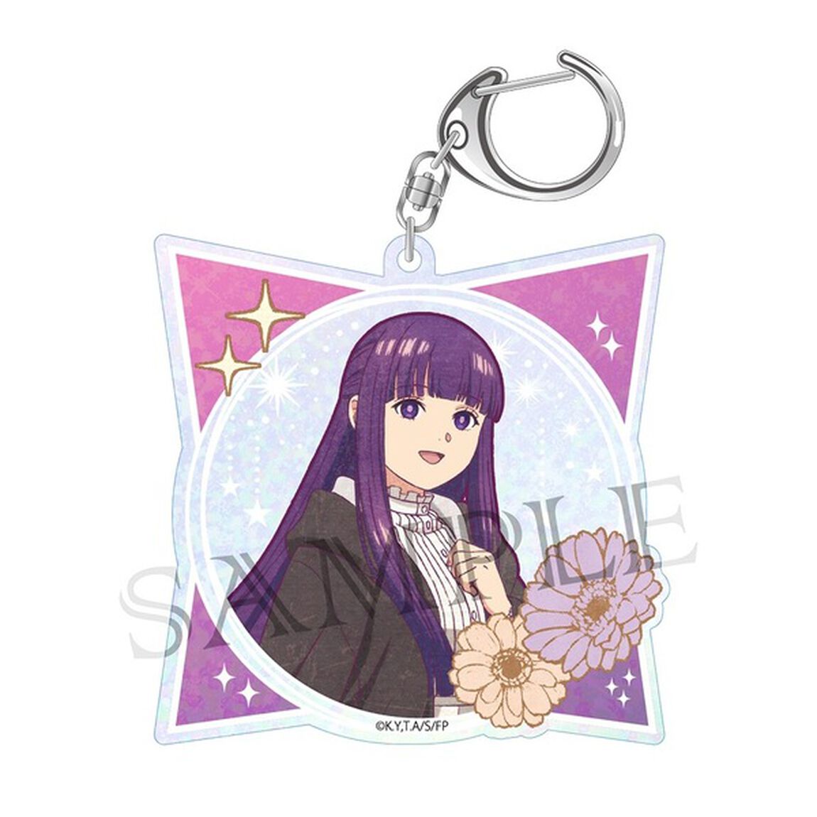 葬送のフリーレン ヴィンテージシリーズVol.4　ホロキーホルダー　フェルン（2026年5月下旬以降発売予定）