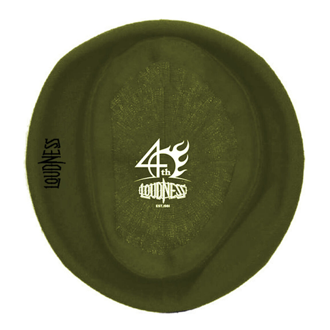 LOUDNESS 40th Anniversary Original Beret LOUDNESS&times;栗原帽子 二井原実シグネチャー ベレー帽 KAHKI Lサイズ