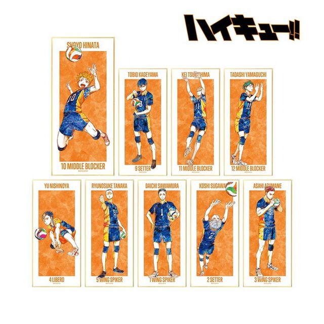 ハイキュー!!　トレーディング Ani-Art 第2弾 スタンド付き色紙【単品】