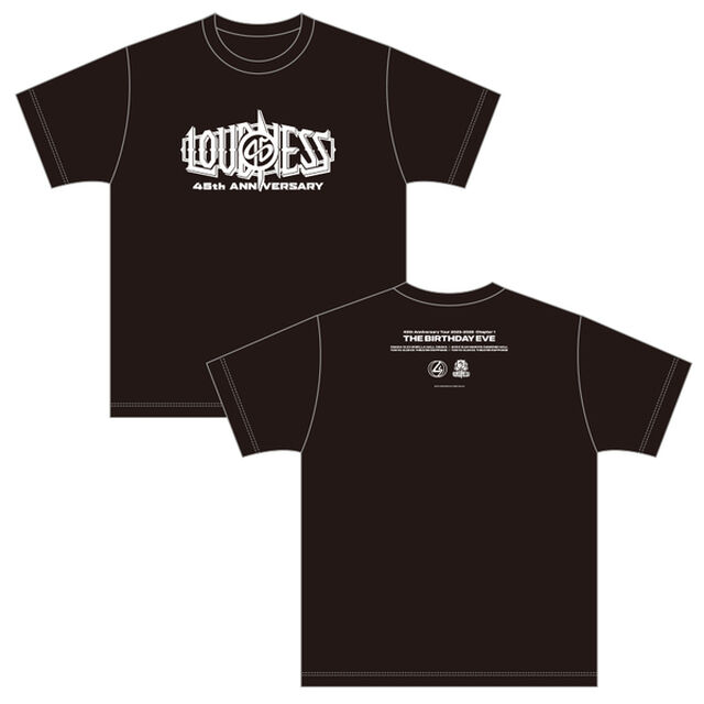 【LOUDNESS】45th Anniversary Tour 2025-2026 Chapter1 &rdquo;THE BIRTHDAY EVE&rdquo; 「ドライメッシュTシャツ」ブラック（Sサイズ）