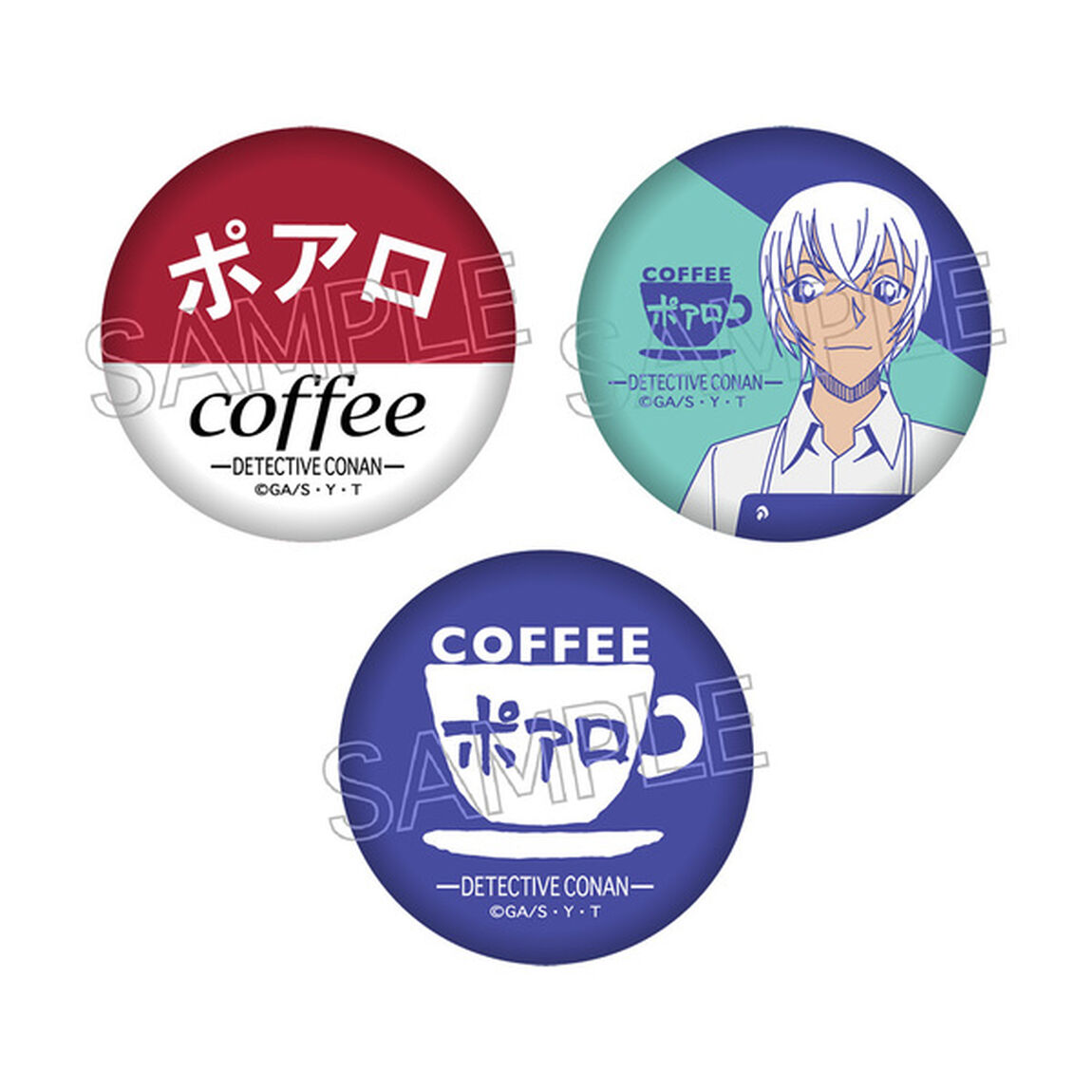 名探偵コナン 喫茶ポアロシリーズ　ミニ缶バッジセット　安室 透