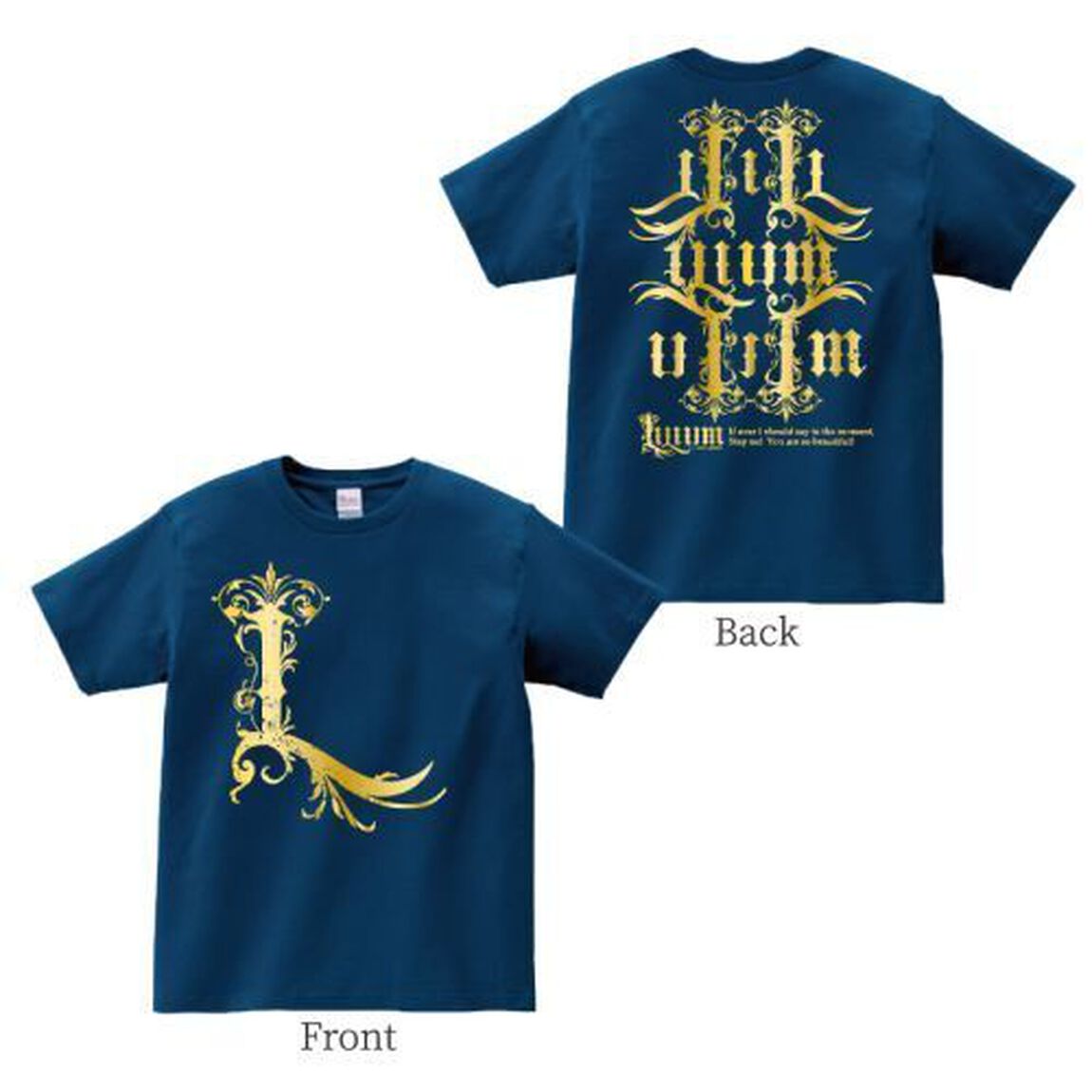 『LILIUM -リリウム 新約少女純潔歌劇-』カンパニーTシャツ／インディゴ／M