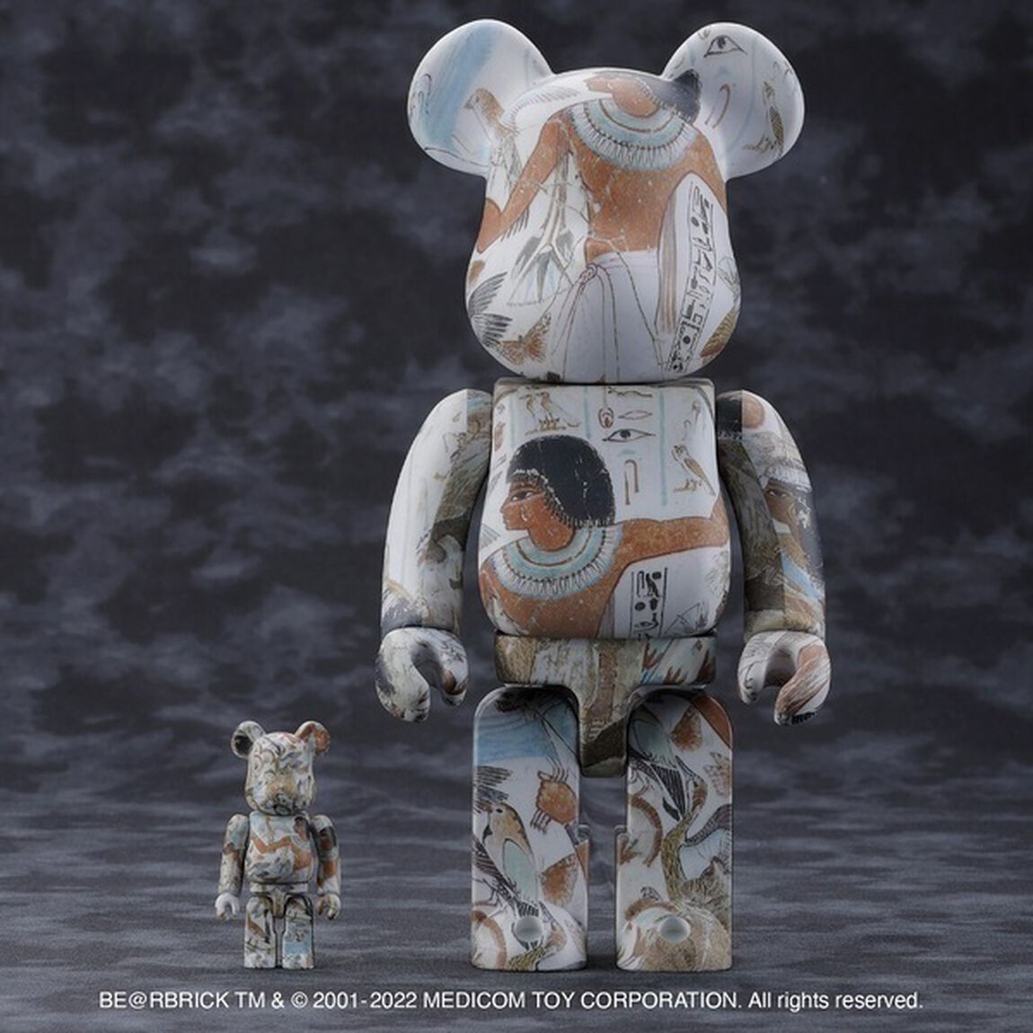 The British Museum BE@RBRICK "Tomb-Painting of Nebamun" 100% & 400%
