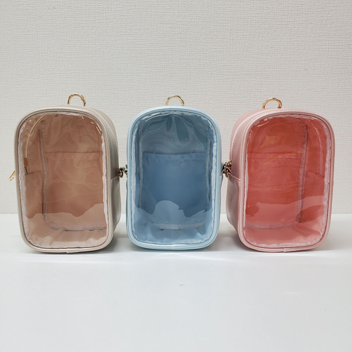 ハゴロモ　見せぬいポーチM+ (シャンパンゴールド)